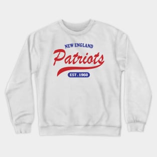 New England Patriots Classic Style Crewneck Sweatshirt